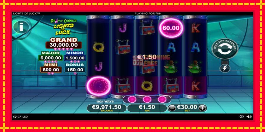 Lights of Luck mesin slot dengan animasi cerah, gambar 3