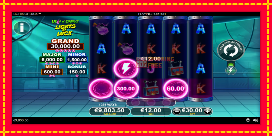 Lights of Luck mesin slot dengan animasi cerah, gambar 4