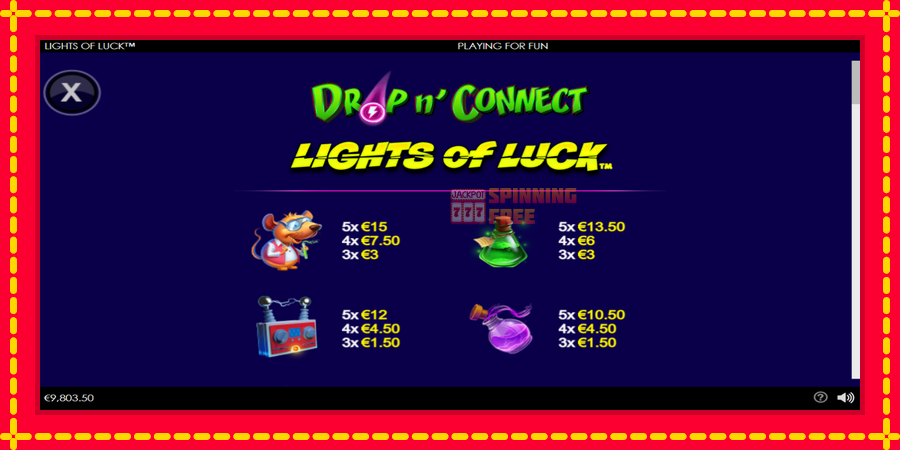 Lights of Luck mesin slot dengan animasi cerah, gambar 5