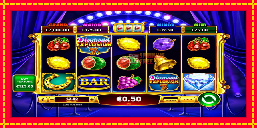 Diamond Explosion 7s SE mesin slot dengan animasi cerah, gambar 2