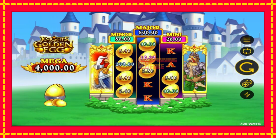 Knights of the Golden Egg mesin slot dengan animasi cerah, gambar 2