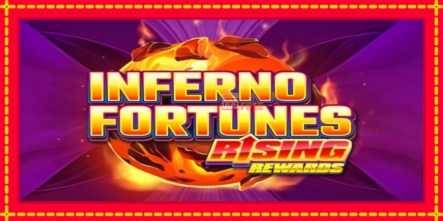 Inferno Fortunes: Rising Rewards mesin slot dengan animasi cerah, gambar 1