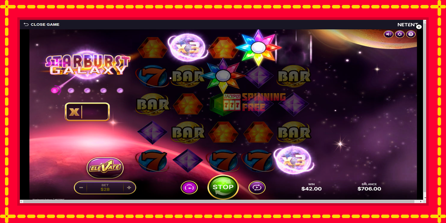 Starburst Galaxy mesin slot dengan animasi cerah, gambar 2