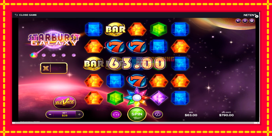 Starburst Galaxy mesin slot dengan animasi cerah, gambar 4