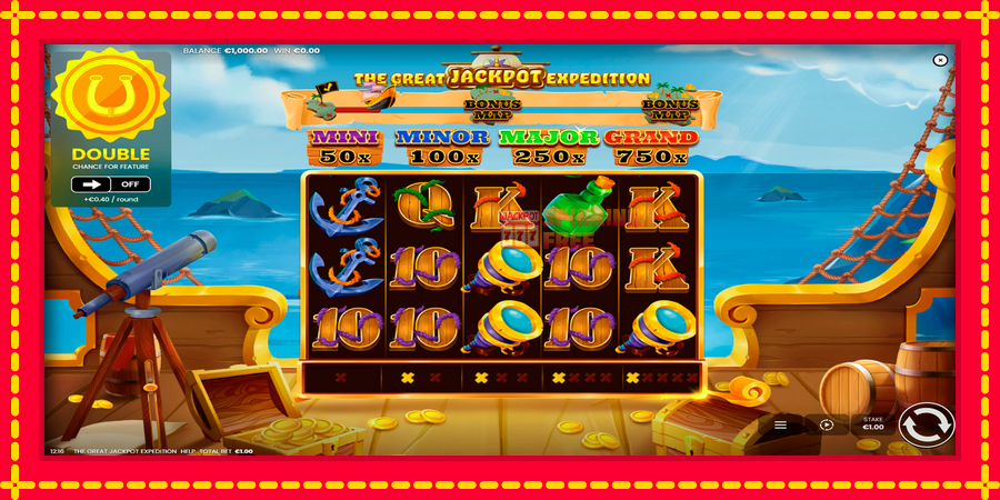 The Great Jackpot Expedition mesin slot dengan animasi cerah, gambar 1