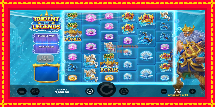 Trident of Legends mesin slot dengan animasi cerah, gambar 1