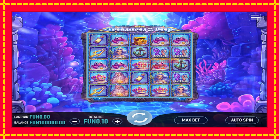 Treasures of the Deep mesin slot dengan animasi cerah, gambar 1