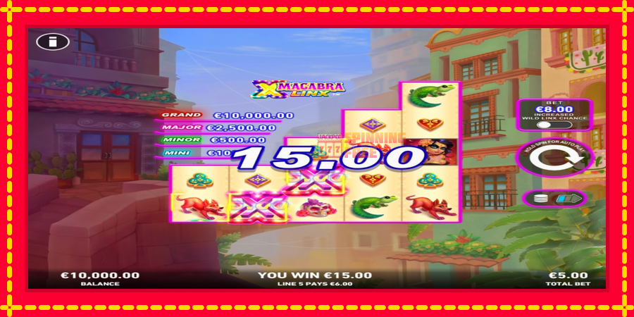 Macabra Linx PowerPlay Jackpot mesin slot dengan animasi cerah, gambar 3