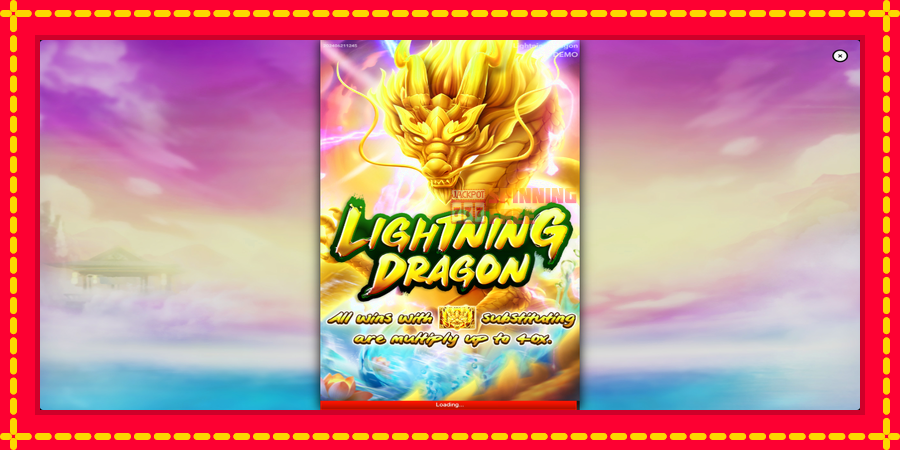 Lightning Dragon mesin slot dengan animasi cerah, gambar 1