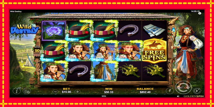 Wild Destiny mesin slot dengan animasi cerah, gambar 5