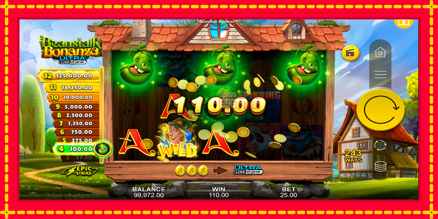 Beanstalk Bonanza mesin slot dengan animasi cerah, gambar 4