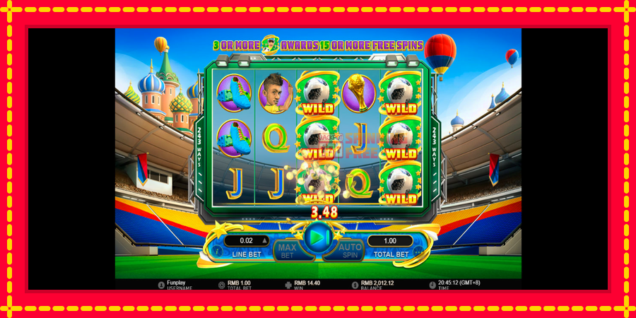 World Soccer Slot 2 mesin slot dengan animasi cerah, gambar 4