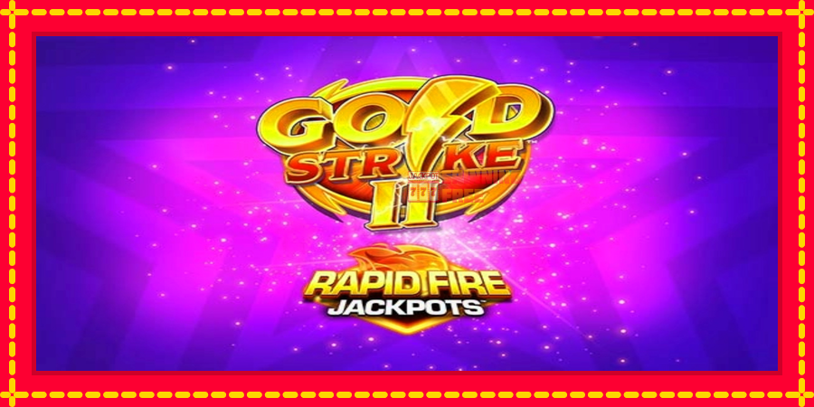 Gold Strike II Rapid Fire Jackpots mesin slot dengan animasi cerah, gambar 1