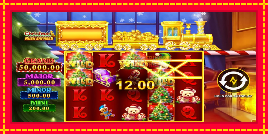 Christmas Rush Express mesin slot dengan animasi cerah, gambar 4