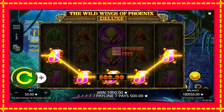 The Wild Wings of Phoenix Deluxe mesin slot dengan animasi cerah, gambar 4