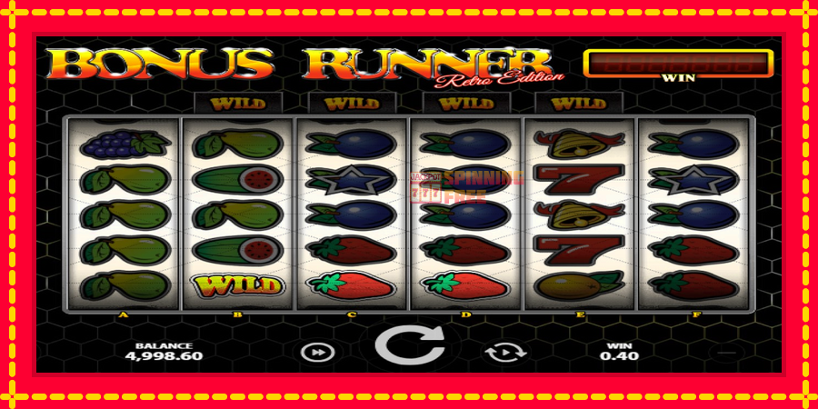 Bonus Runner Retro Edition mesin slot dengan animasi cerah, gambar 3