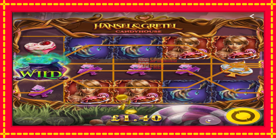 Hansel & Gretel Candyhouse mesin slot dengan animasi cerah, gambar 3