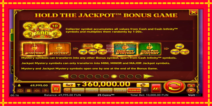 25 Coins Halloween Jackpots mesin slot dengan animasi cerah, gambar 6