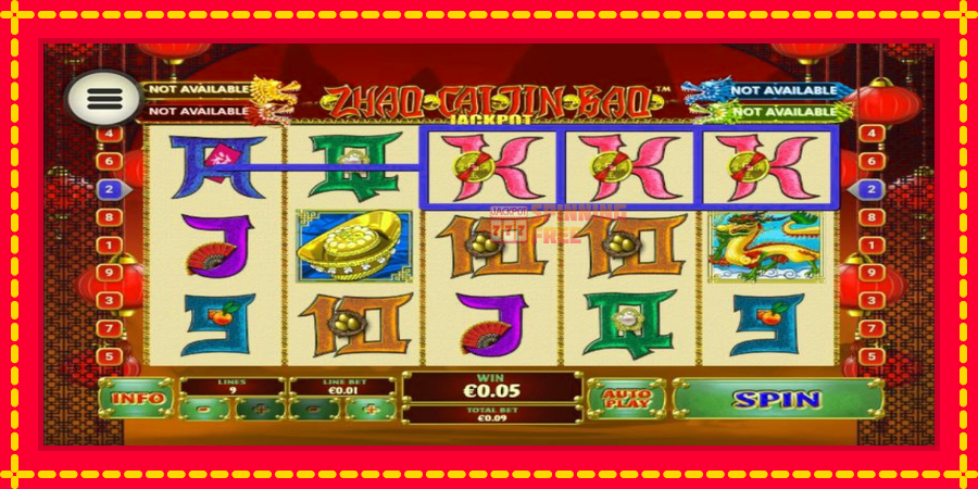 Zhao Cai Jin Bao Jackpot mesin slot dengan animasi cerah, gambar 2