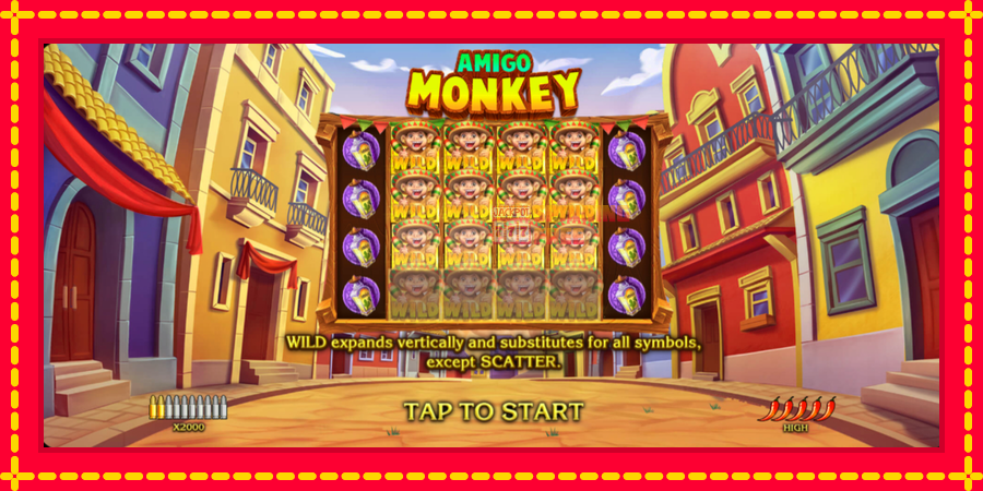 Amigo Monkey mesin slot dengan animasi cerah, gambar 1