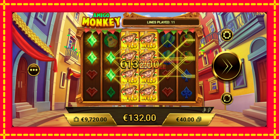 Amigo Monkey mesin slot dengan animasi cerah, gambar 3