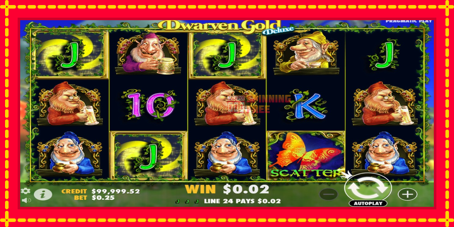 Dwarven Gold Deluxe mesin slot dengan animasi cerah, gambar 2