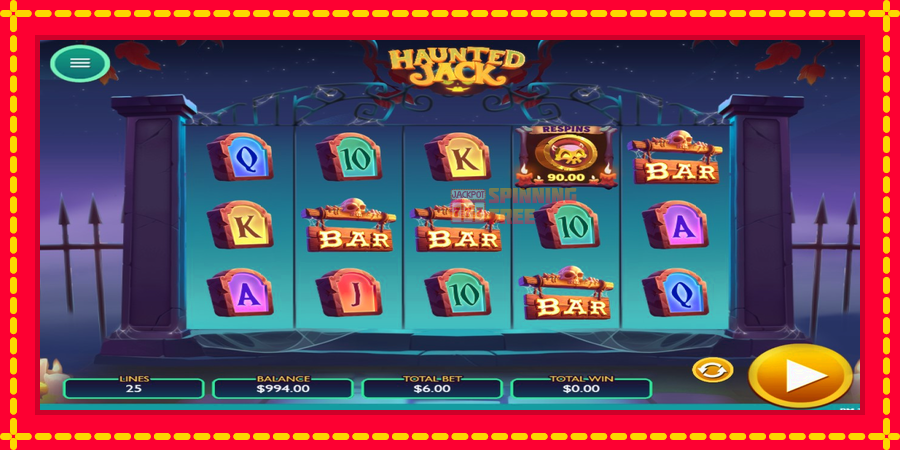 Haunted Jack mesin slot dengan animasi cerah, gambar 2