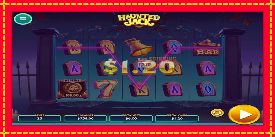 Haunted Jack mesin slot dengan animasi cerah, gambar 3