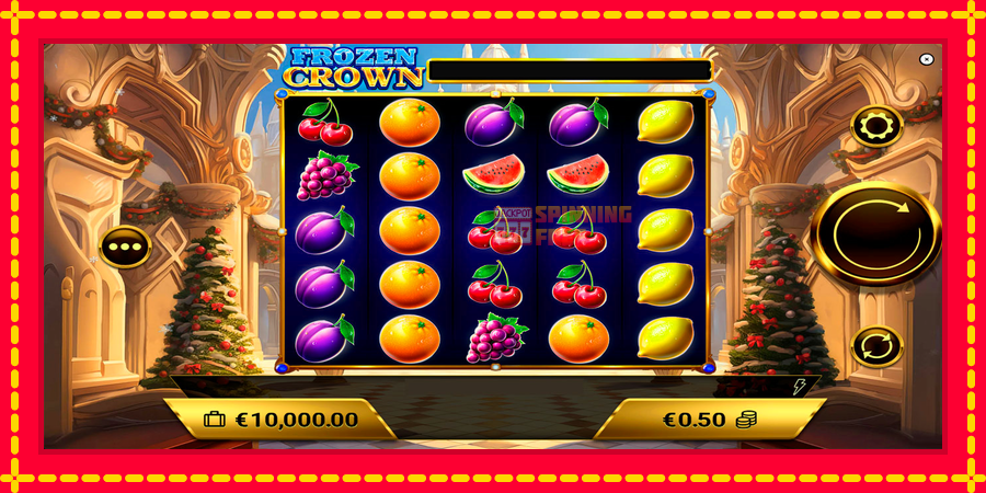 Frozen Crown mesin slot dengan animasi cerah, gambar 1