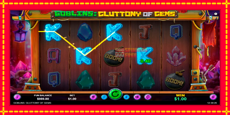 Goblins Gluttony of Gems mesin slot dengan animasi cerah, gambar 5