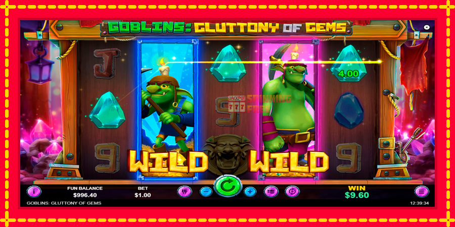 Goblins Gluttony of Gems mesin slot dengan animasi cerah, gambar 6