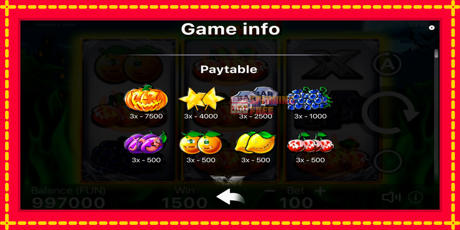 Halloween 27 mesin slot dengan animasi cerah, gambar 6