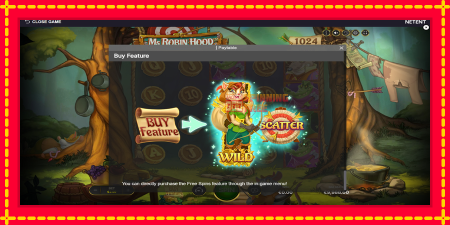 Ms Robin Hood mesin slot dengan animasi cerah, gambar 7