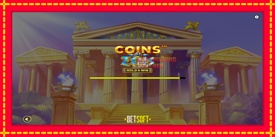 Coins of Zeus mesin slot dengan animasi cerah, gambar 1