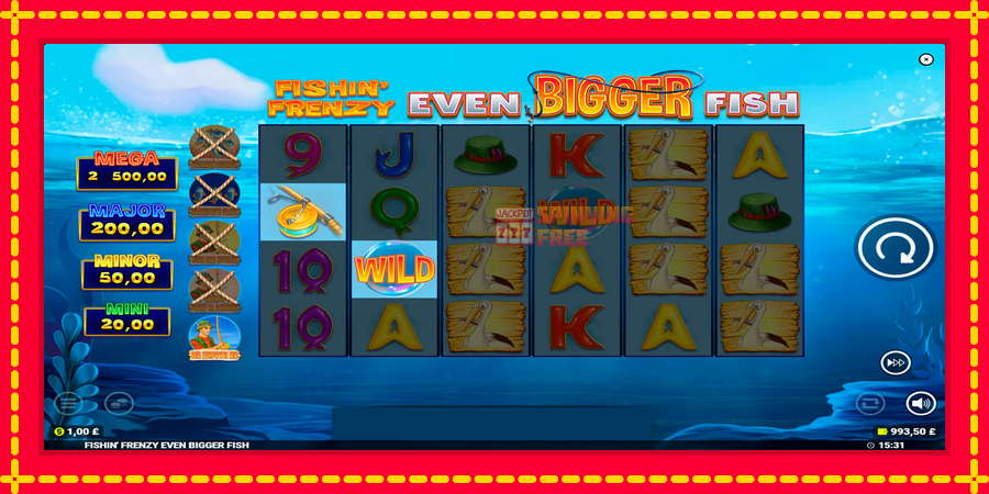 Fishin Frenzy Even Bigger Fish mesin slot dengan animasi cerah, gambar 4