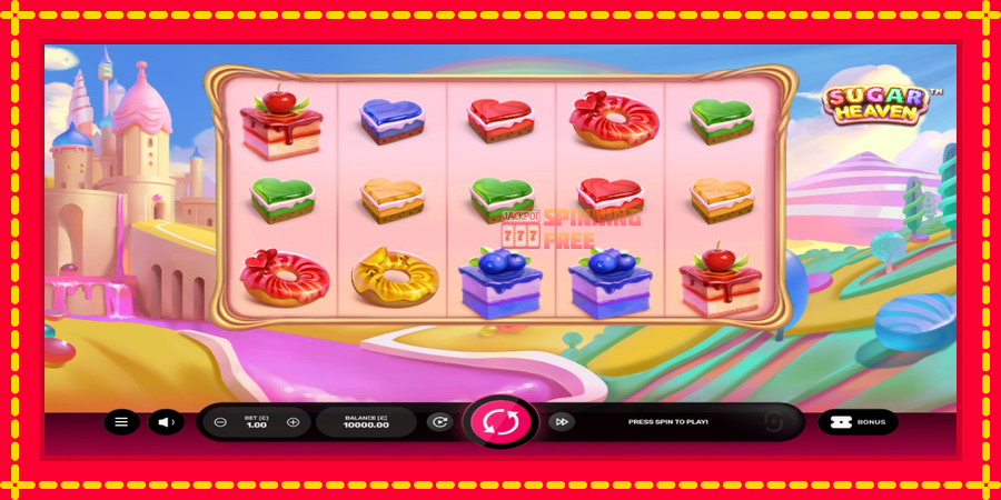 Sugar Heaven mesin slot dengan animasi cerah, gambar 1