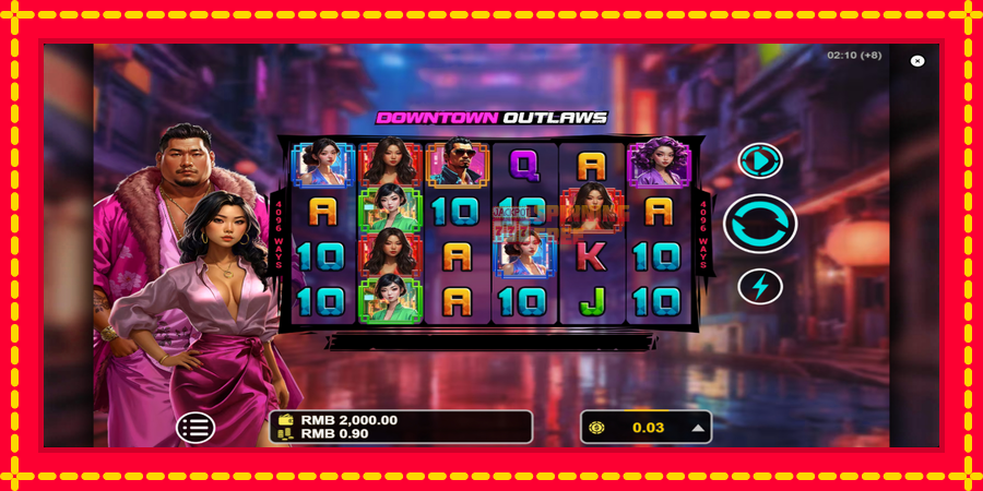 Downtown Outlaws mesin slot dengan animasi cerah, gambar 2