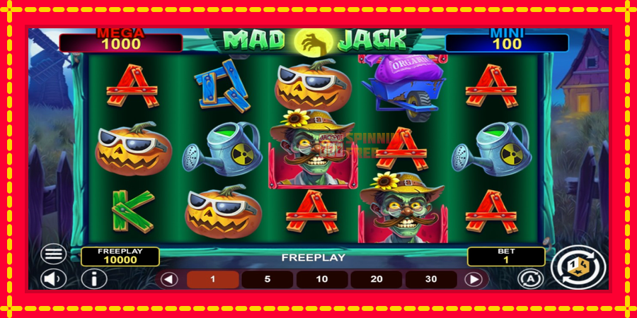 Mad Jack Hold & Win mesin slot dengan animasi cerah, gambar 1