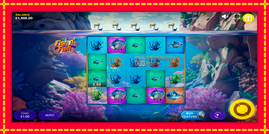 Fish n Fish mesin slot dengan animasi cerah, gambar 1