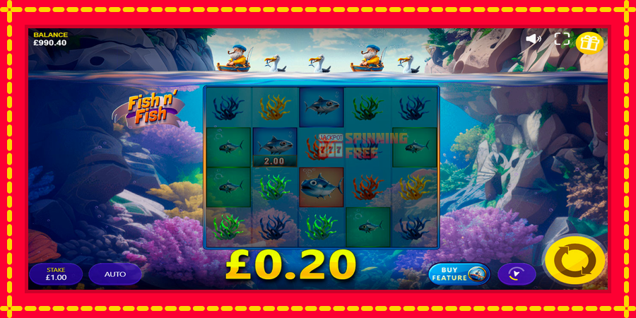 Fish n Fish mesin slot dengan animasi cerah, gambar 2