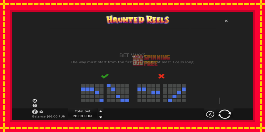 Haunted Reels mesin slot dengan animasi cerah, gambar 7