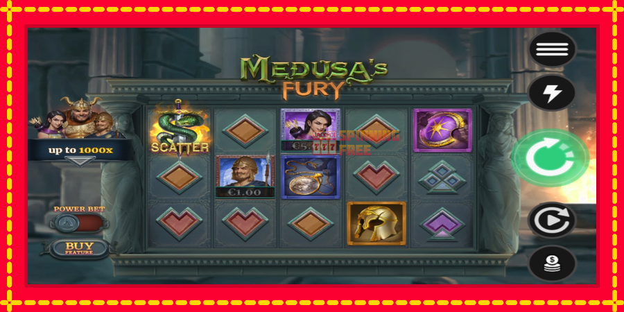 Medusas Fury mesin slot dengan animasi cerah, gambar 2