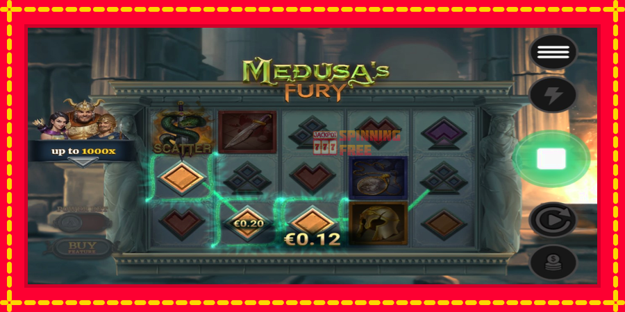 Medusas Fury mesin slot dengan animasi cerah, gambar 3