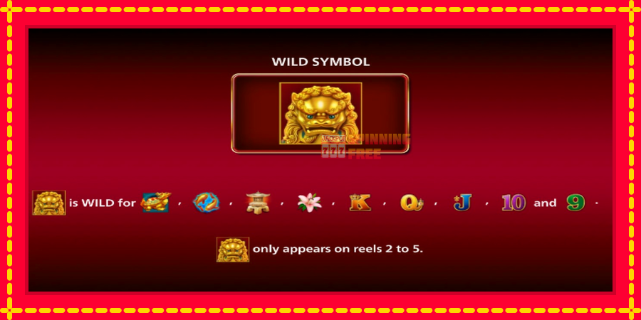 Jewel of the Dragon Fu Lion mesin slot dengan animasi cerah, gambar 6