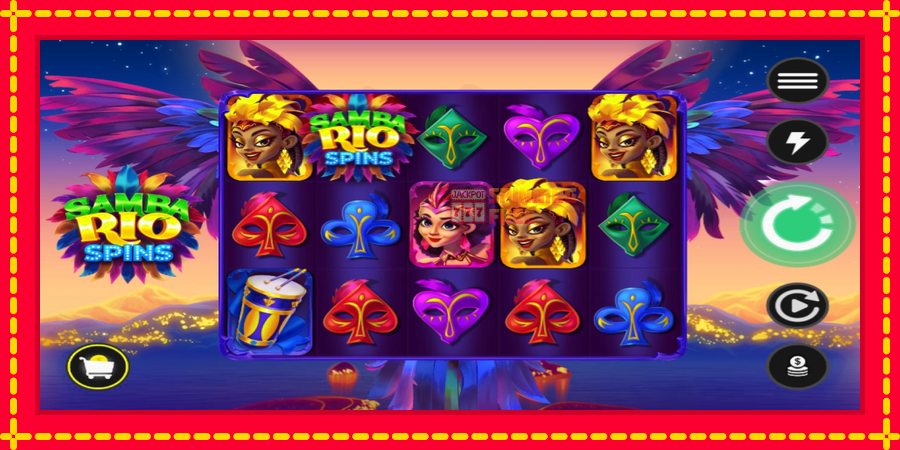 Samba Rio Spins mesin slot dengan animasi cerah, gambar 1