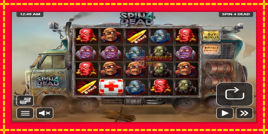 Spin4Dead mesin slot dengan animasi cerah, gambar 1