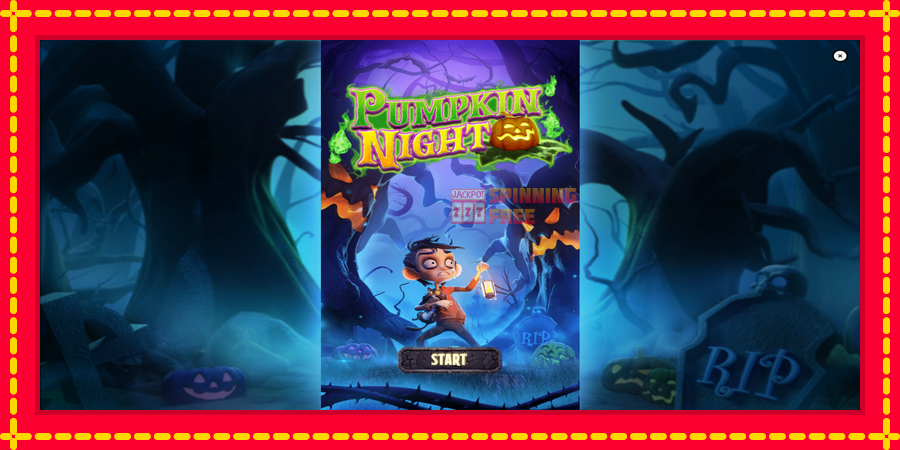 Pumpkin Night mesin slot dengan animasi cerah, gambar 1