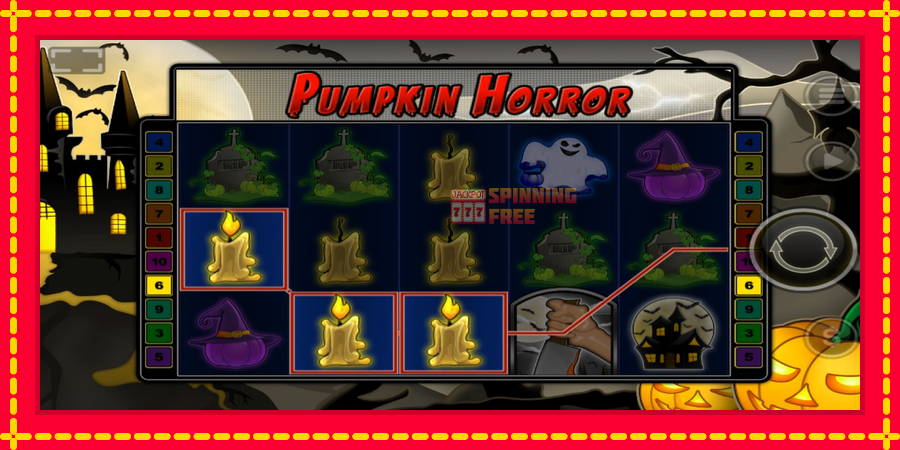 Pumpkin Horror mesin slot dengan animasi cerah, gambar 2