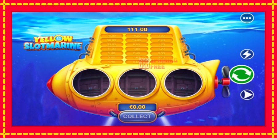 Yellow Slotmarine mesin slot dengan animasi cerah, gambar 1