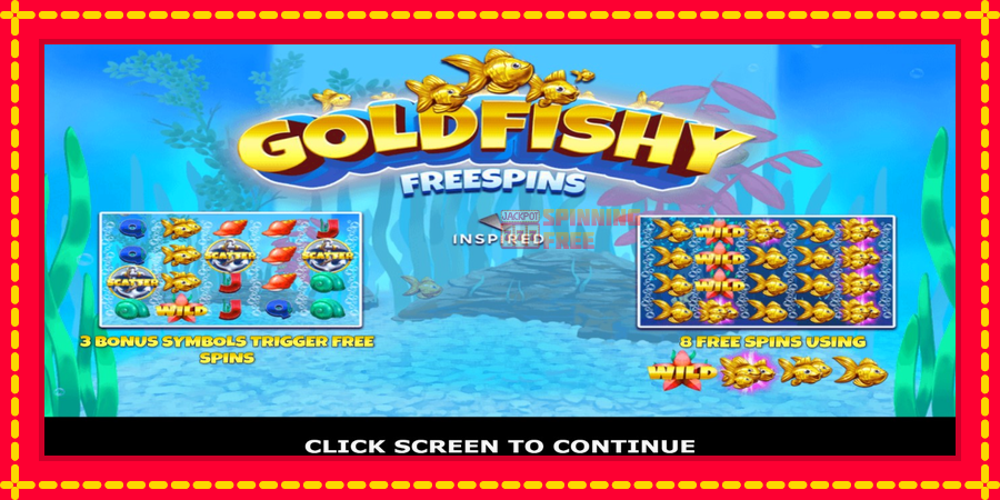 Gold Fishy Free Spins mesin slot dengan animasi cerah, gambar 1